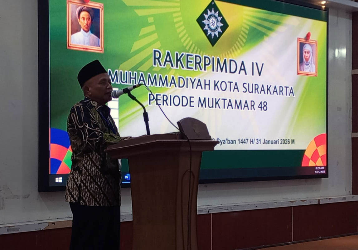 Rakerpimda IV 2026, PDM Surakarta Fokus Evaluasi dan Program Strategis