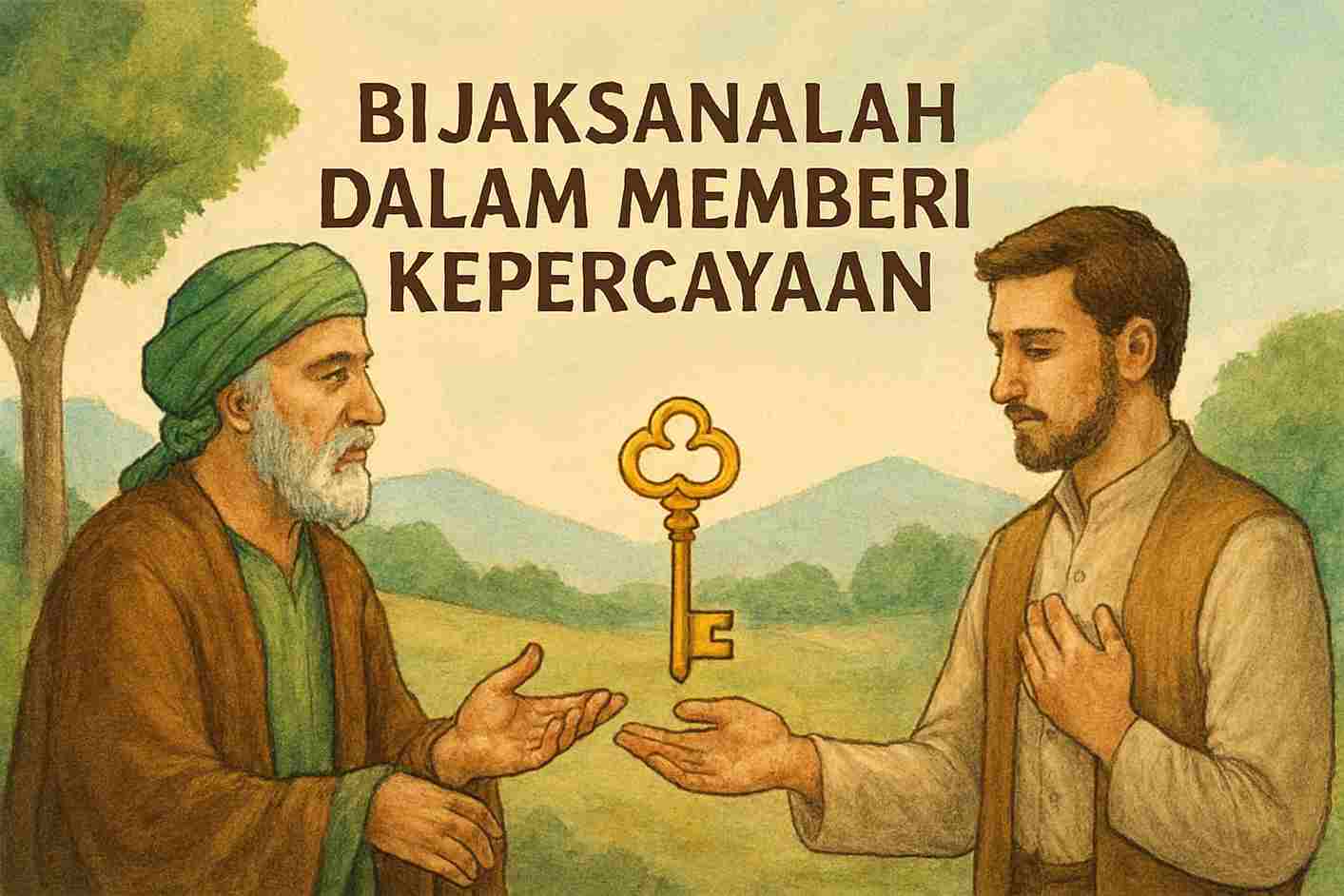 Bijaksana Dalam Memberi Kepercayaan