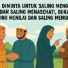 Mari Saling Mengenal dan Menasihati, Bukan Saling Menilai dan Menghakimi