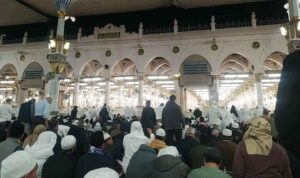 Raudhah diambil dari jarak jauh. (Munahar)