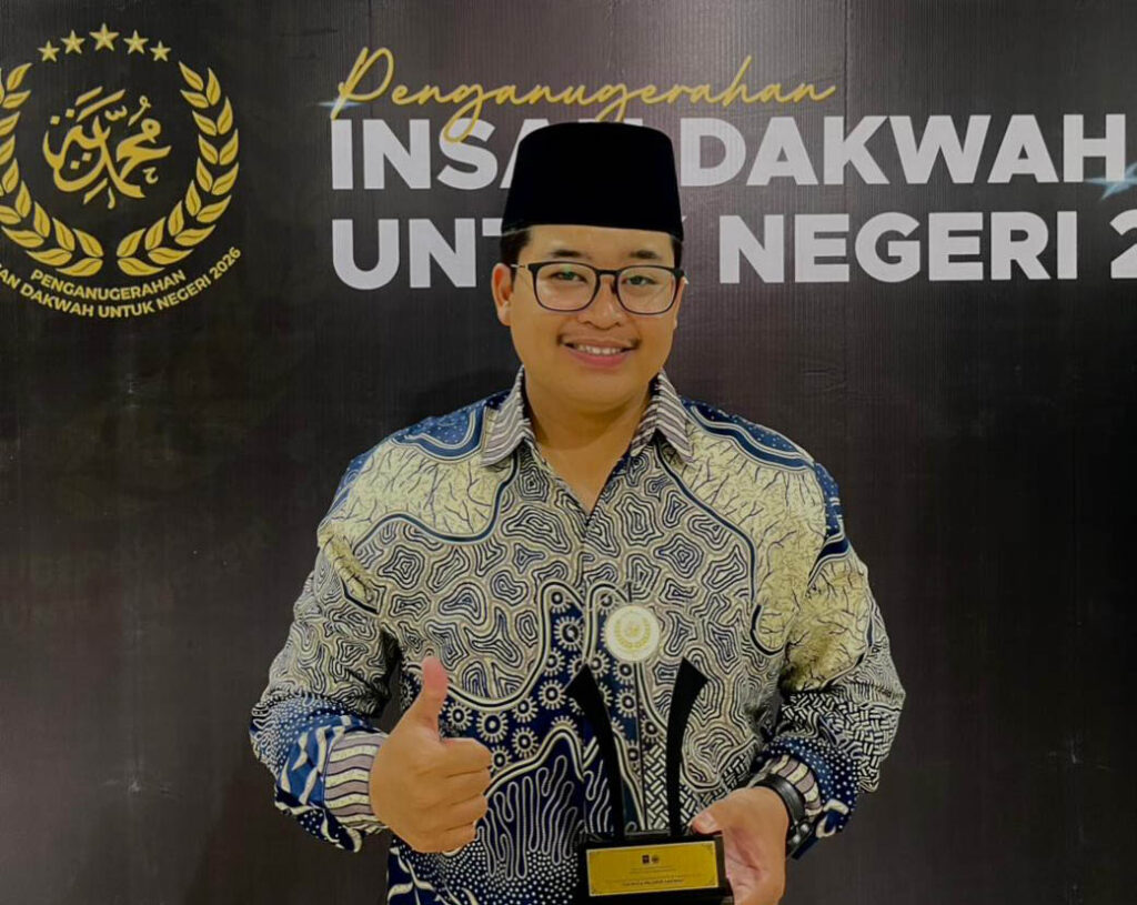 Muhammad Iqbal Rahman Raih Penghargaan Insan Dakwah untuk Negeri 2026, Kategori Dai Muda