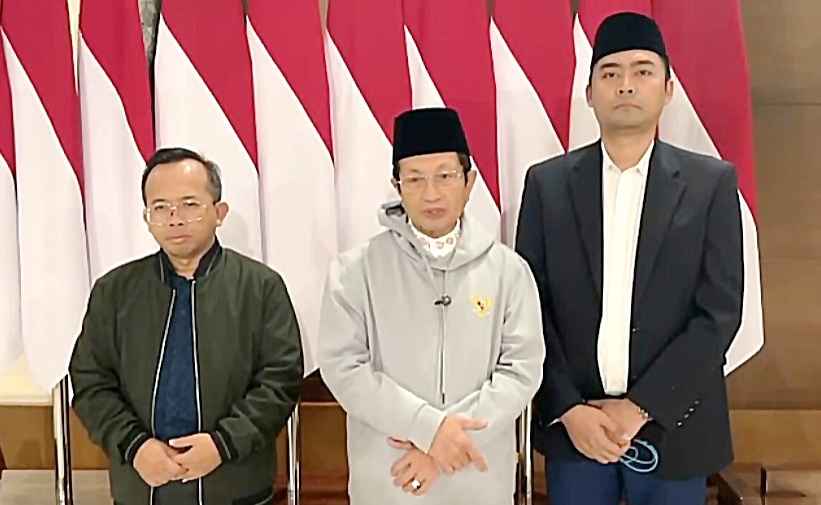 Nasaruddin Umar bersama tim saat berada di Mesir. (ist)