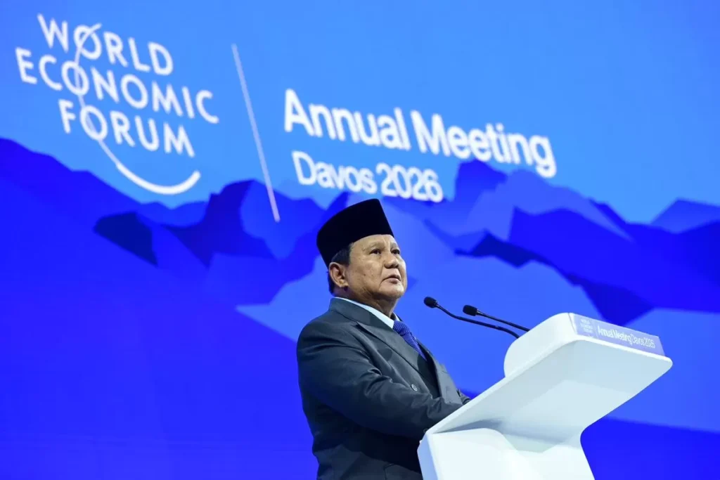 Presiden Prabowo dalam World Economic Forum 2026 di Davos, Swiss. (ist)
