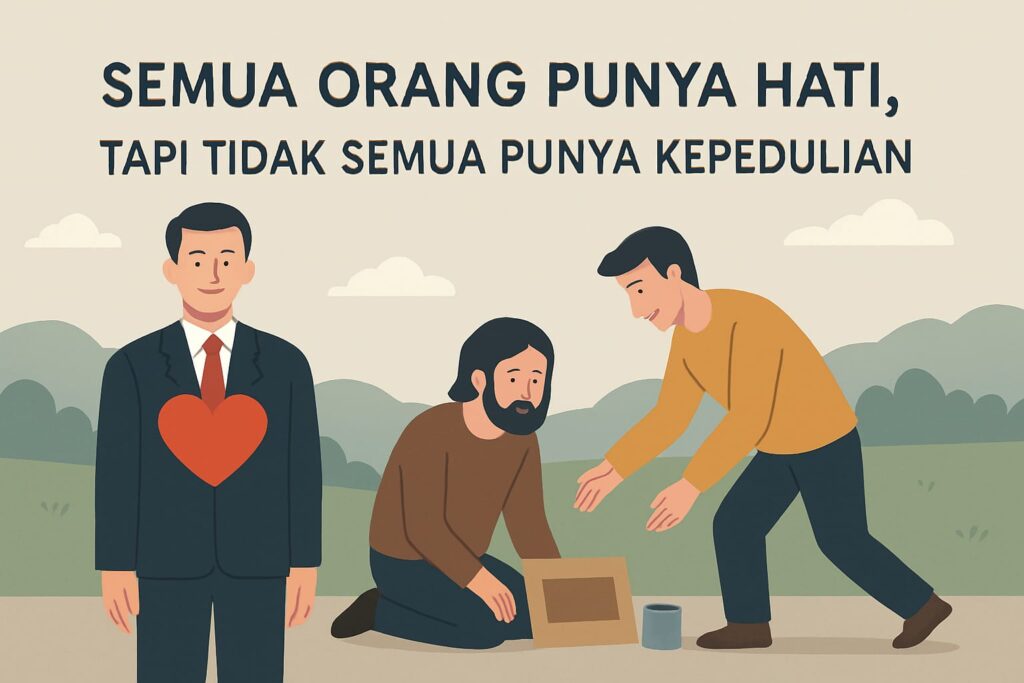 Semua Orang Punya Hati, Tapi Tidak Semua Punya Kepedulian