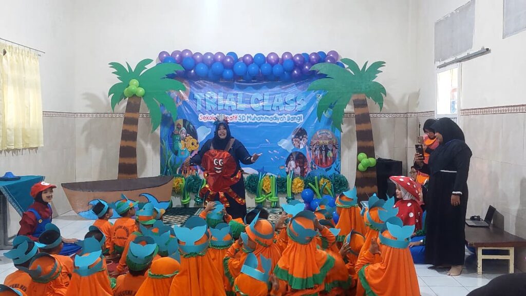Menyiapkan Generasi Sejak Dini, Sekolah Kreatif SD Muhammadiyah Bangil Gelar Trial Class