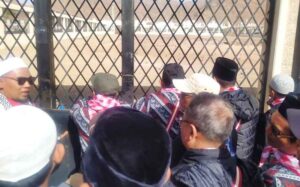 Tempat pemakaman 70 syuhada dalam Perang Uhud. (Munahar)