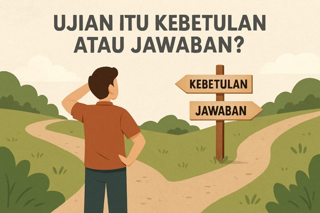 Ujian itu Kebetulan atau Jawaban?