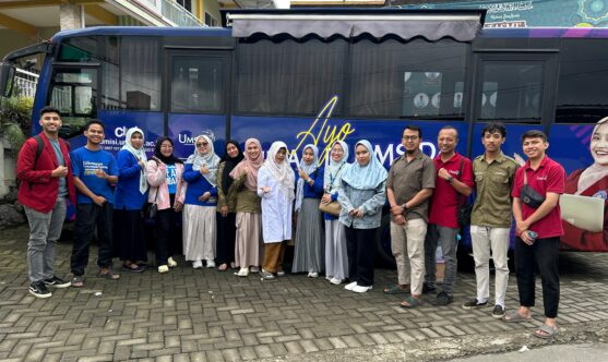 Para relawan kesehatan Umsida, kolaborasi FK, FKG, dan Fikes (ist)