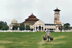 Masjid Kemayoran zaman dulu.