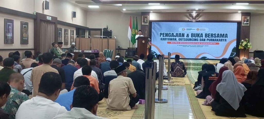Perkuat Ukhuwah Islamiyah, Jajaran Direksi dan Ratusan Karyawan RS PKU Muhammadiyah Surakarta Gelar Pengajian dan Bukber