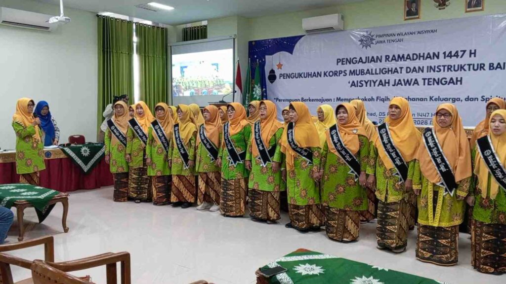 Pengajian Ramadan Aisyiyah Jawa Tengah Kukuhkan Korps Muballighat