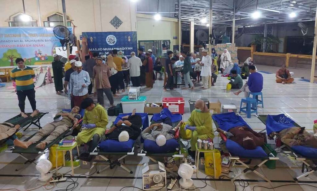 70 Kali Donor: Spirit Kemanusiaan Menggema di Masjid Muhammadiyah Al-Muhajirin Banjarmasin