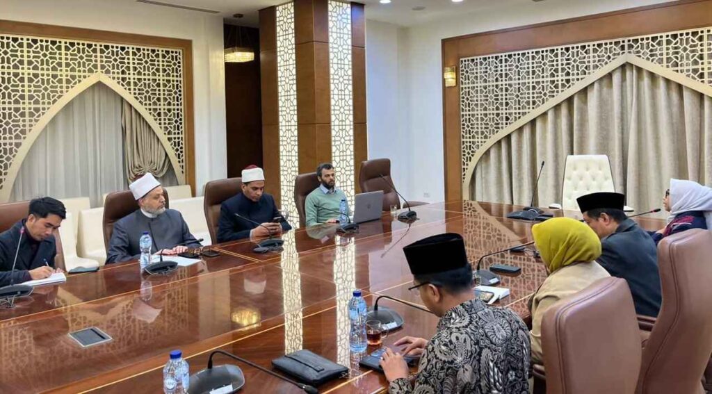 Perwalkilan Kemenang RI dan Darul Ifta Mesir berdialog rencana kerja sama. (ist)
