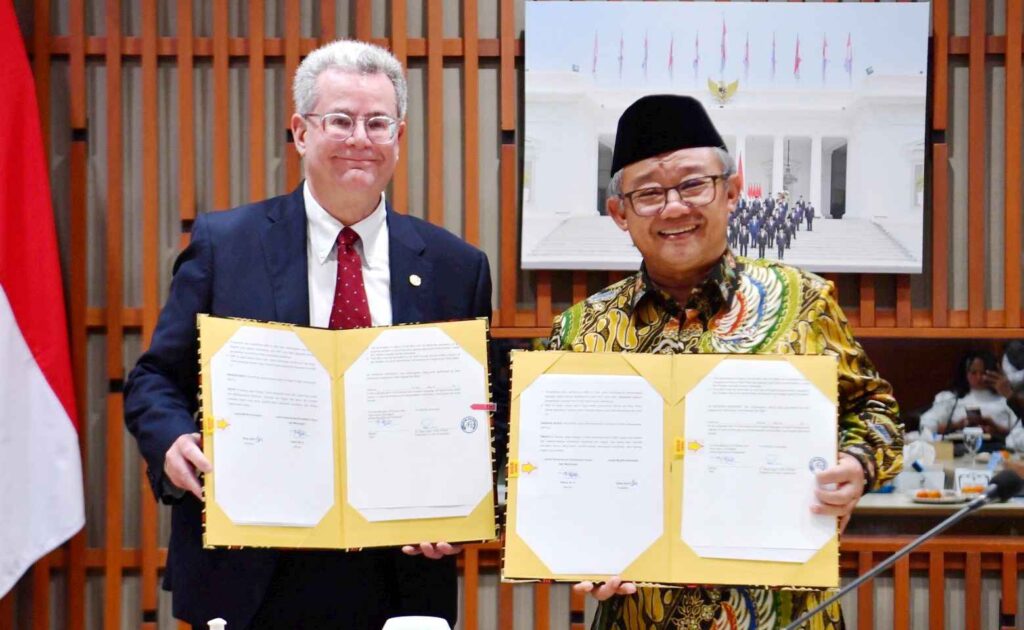 Kemedikdasmen Abdul Mu'ti dan perwakilan McGill University. (ist)