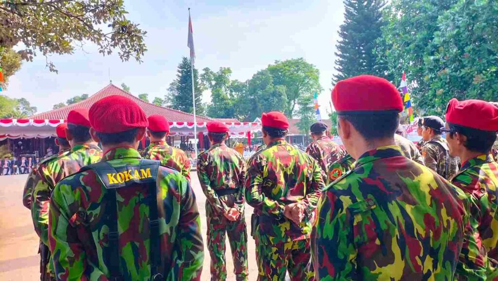 KOKAM Surya Kusuma Banyumas Warnai Khidmatnya Upacara Hari Jadi ke-455 Banyumas