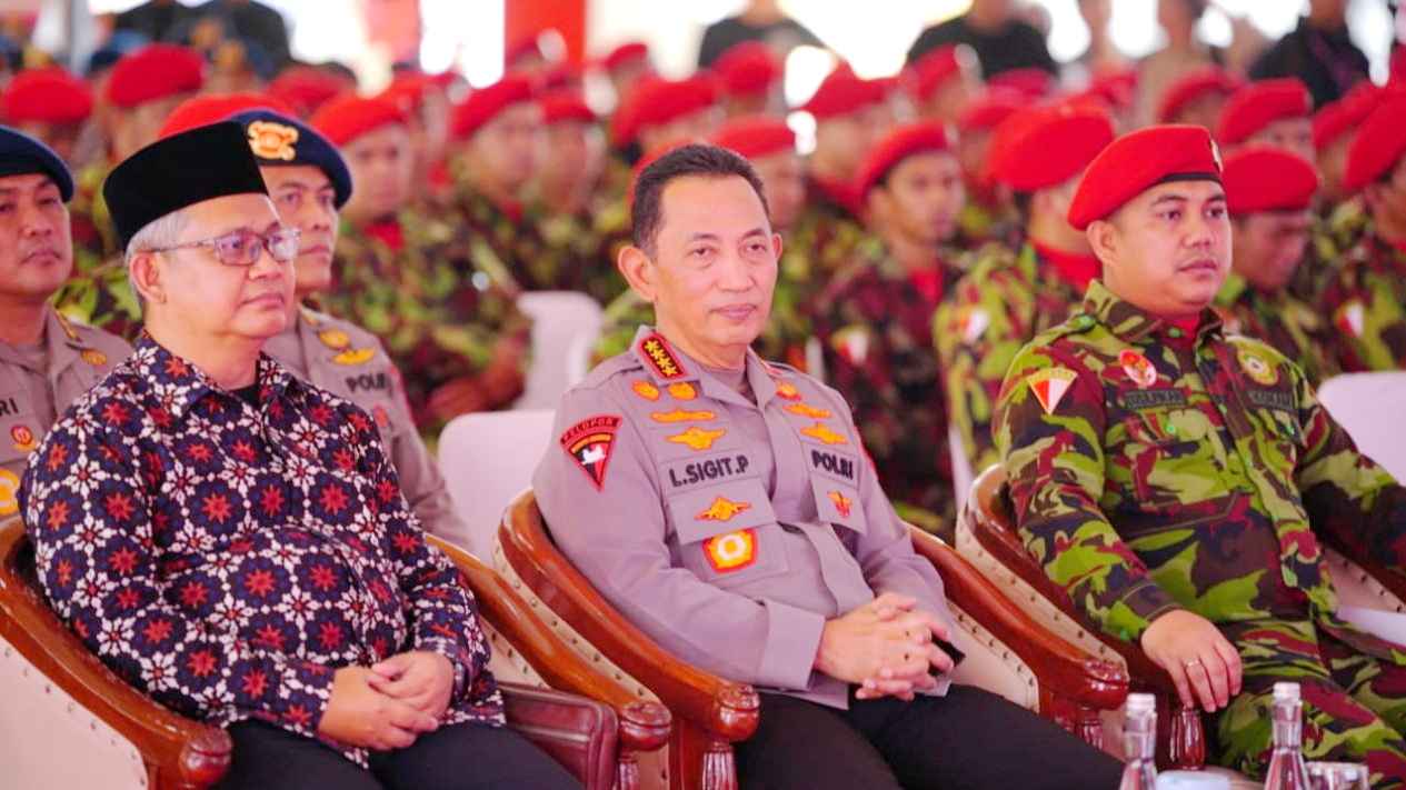 Jenderal Listyo Sigit Prabowo dalam acara Retret Kokam 2026. (dok polri)