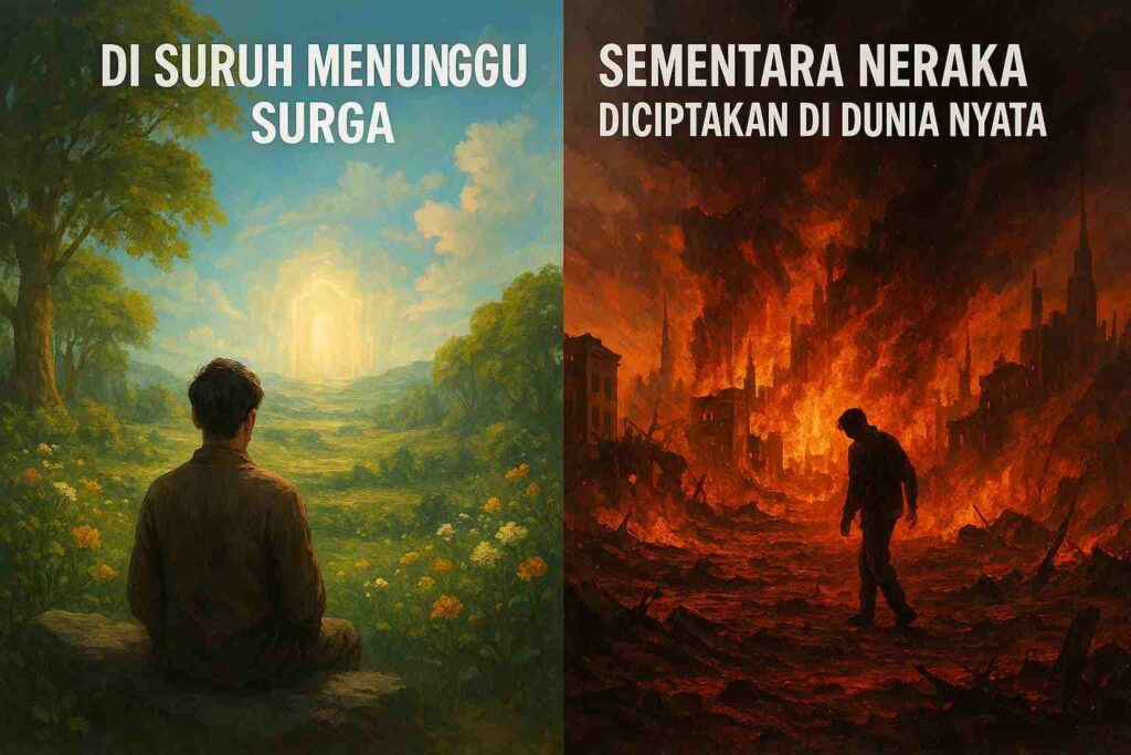 Disuruh Menunggu Surga, Neraka Diciptakan di Dunia Nyata