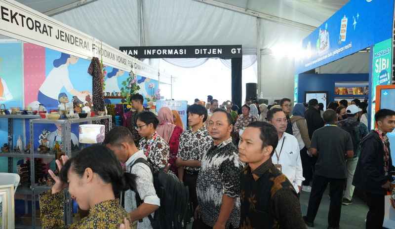 Pameran Konsolnas Kemendikdasmen 2026 dipadati pengunjung. (ist)