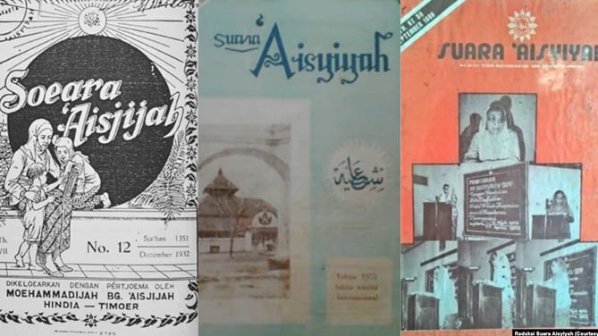 Edisi majalah suara Asiyiyah zaman dulu. (ist)