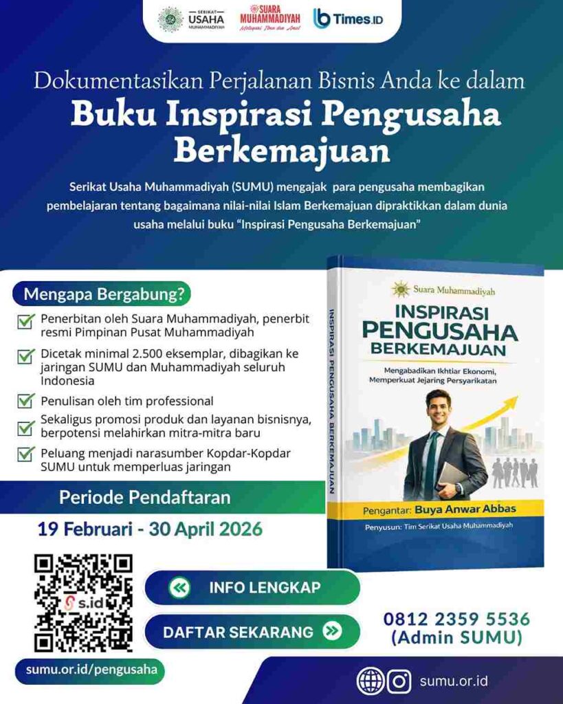 Kisah Sukses Pengusaha Muhammadiyah di Buku “Inspirasi Pengusaha Berkemajuan”