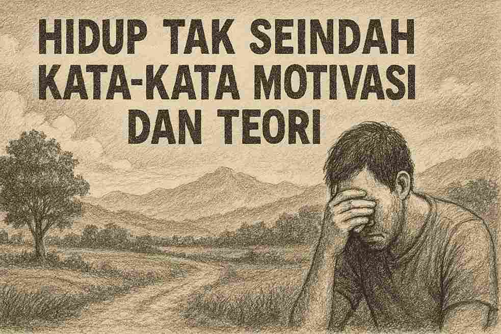Hidup Tak Seindah Kata-Kata Motivasi dan Teori