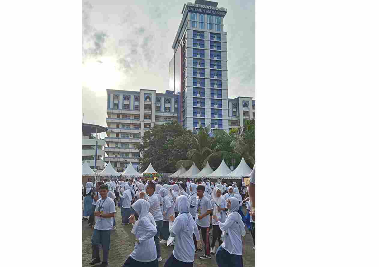 Semarak OlimpicADVIII, Ribuan Pelajar Ikuti Senam Anak Indonesia Hebat