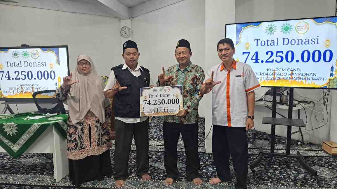 Filantropi KLL PCM Candi Sidoarjo: Donasi Rp74 Juta Disalurkan kepada 325 Penerima Manfaat