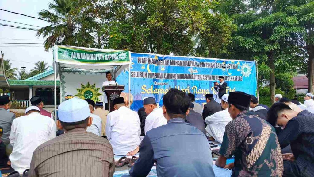 Idulfitri Muhammadiyah di Kapuas: Seruan Kembali ke Ilmu dan Amal Menggema