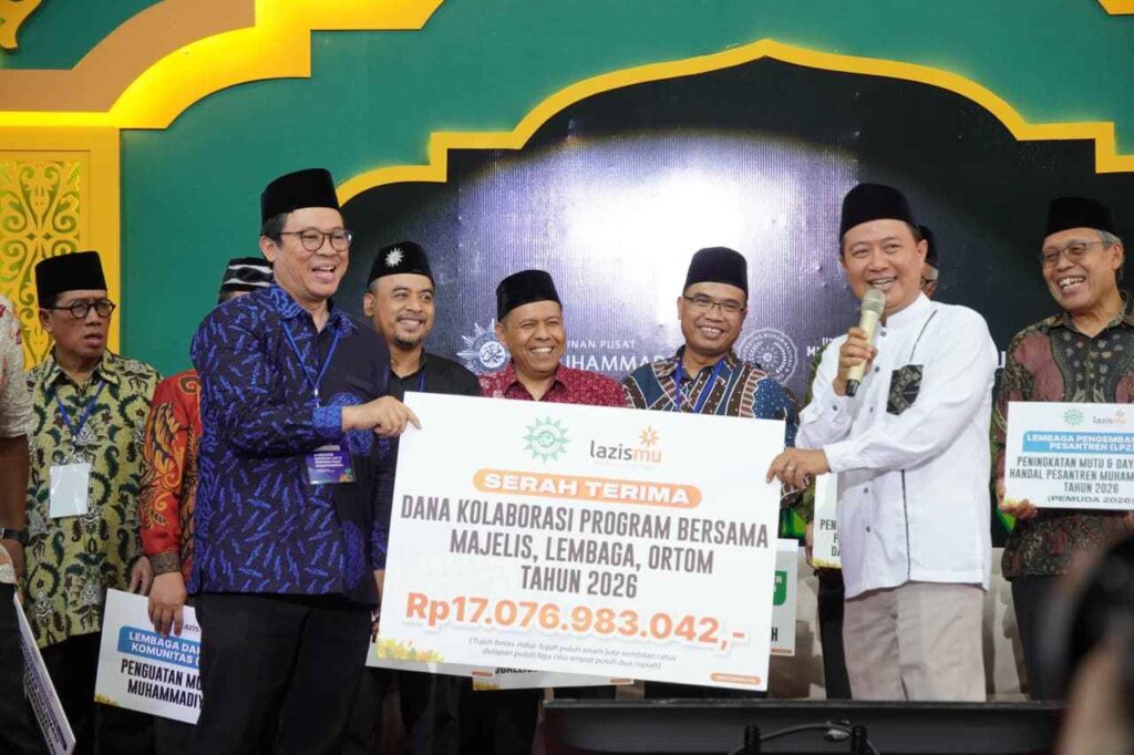 Lazismu Salurkan Rp17 Miliar kepada 22 Majelis, Lembaga, dan Ortom Muhammadiyah