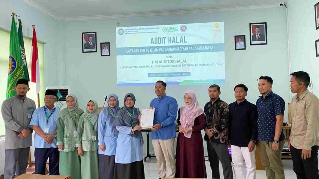 RS Islam PKU Muhammadiyah Palangka Raya Launching Sertifikat Halal dari LPH-KHT Muhammadiyah