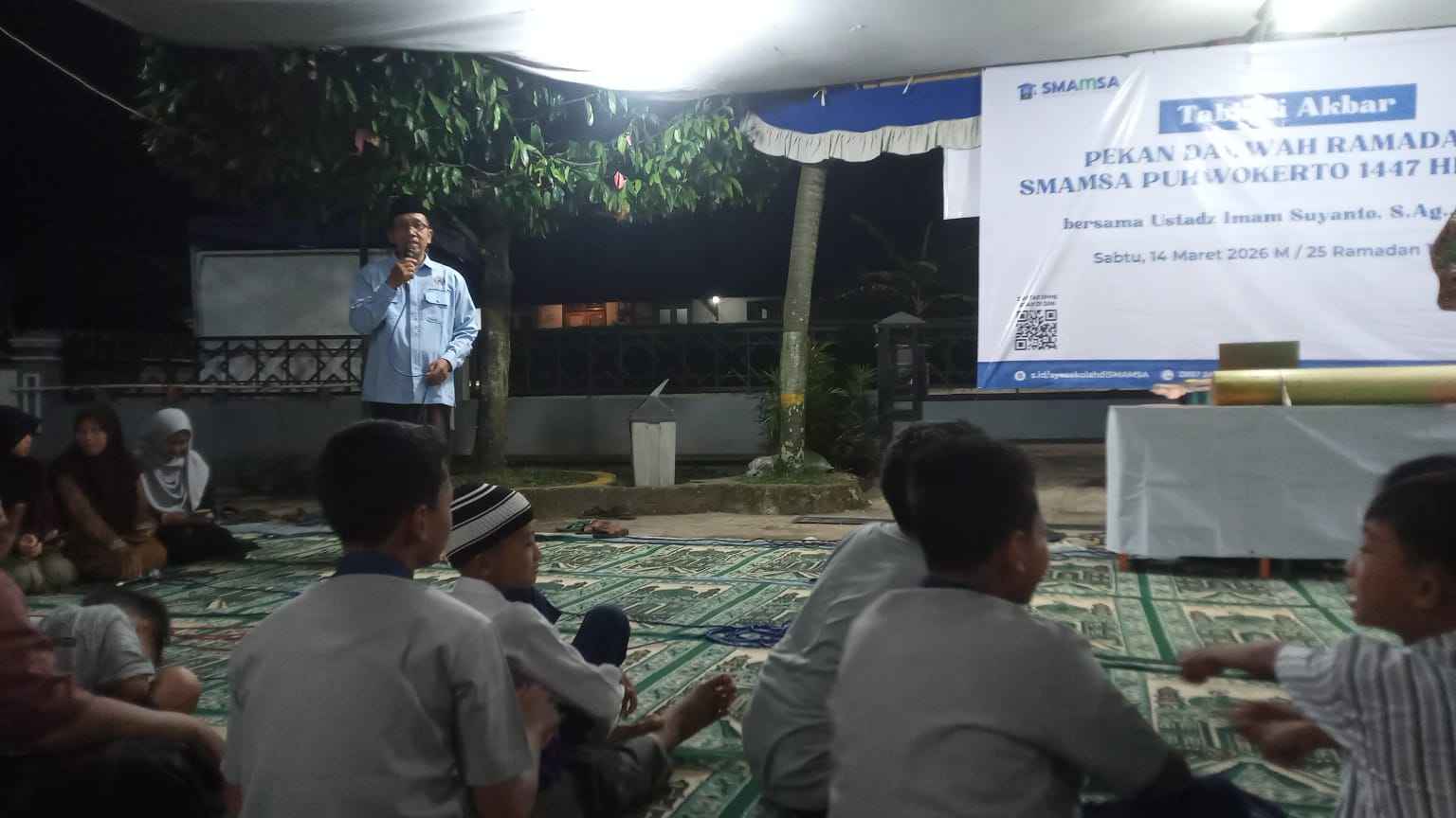 Dari Tarawih hingga TPQ, 38 Siswa SMA Muhammadiyah 1 Purwokerto Hidupkan Dakwah Ramadan 