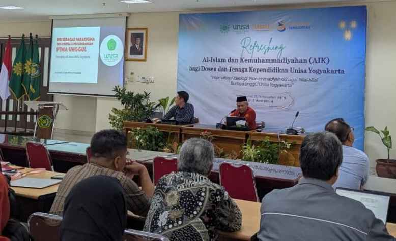 Acara Refreshing AIK yang digelar UNISA Yogyakarta. (ist)
