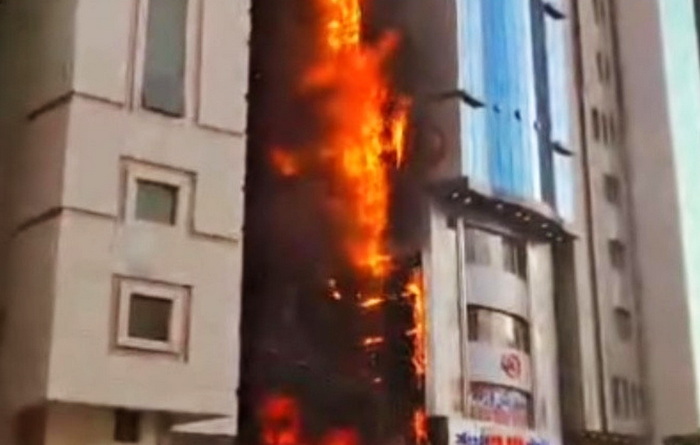 Hotel Mira Ajyad di Mekkah, Arab Saudi mengalami kebakaran, Kamis (12/3/2026) lalu.