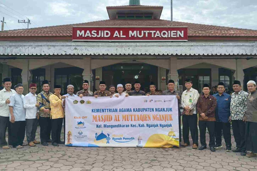 Masjid Al Muttaqien Nganjuk Launching Posko Masjid Ramah Pemudik