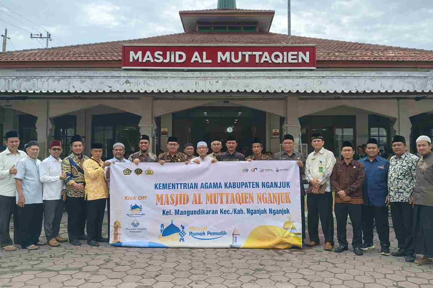 Masjid Al Muttaqien Nganjuk Launching Posko Masjid Ramah Pemudik