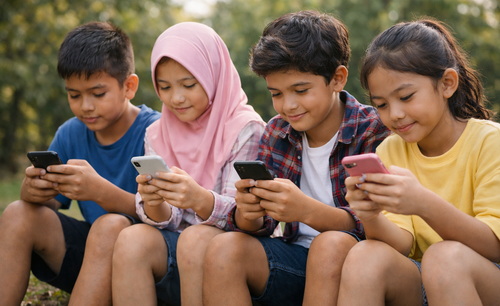 Sudah waktunya pemerintah membuat kebijakan pembatasan penggunaan Medsos untuk anak. (ist)