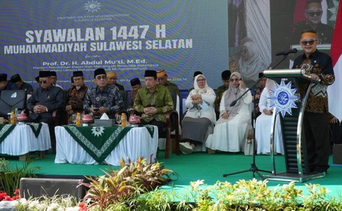 Abdul Mu'ti saat memberikan sambutan. (ist)