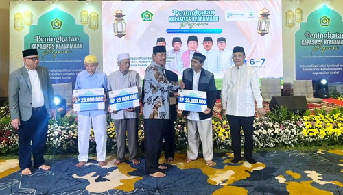 sebanyak 4 yayasan yatim piatu mendapatkan bantuan dana dari Diktis Kemenag. (ist)