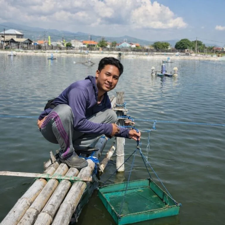 Dari Teori ke Aksi: Alumni UMM Sukses Kelola Tambak Udang Mandiri
