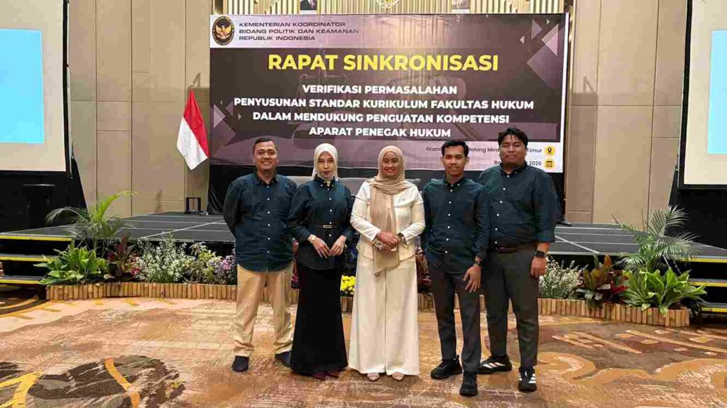 FH UMSURA Dorong Reformasi Kurikulum Hukum Nasional Berbasis OBE di Forum Kemenko Polkam