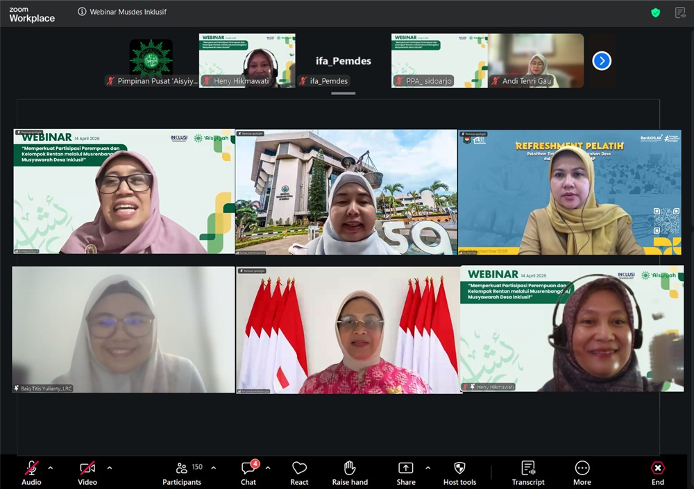 ‘Aisyiyah Dorong Partisipasi Substantif Perempuan dan Kelompok Rentan dalam Pembangunan