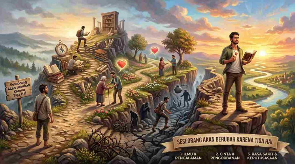 Seseorang Akan Berubah Karena Tiga Hal