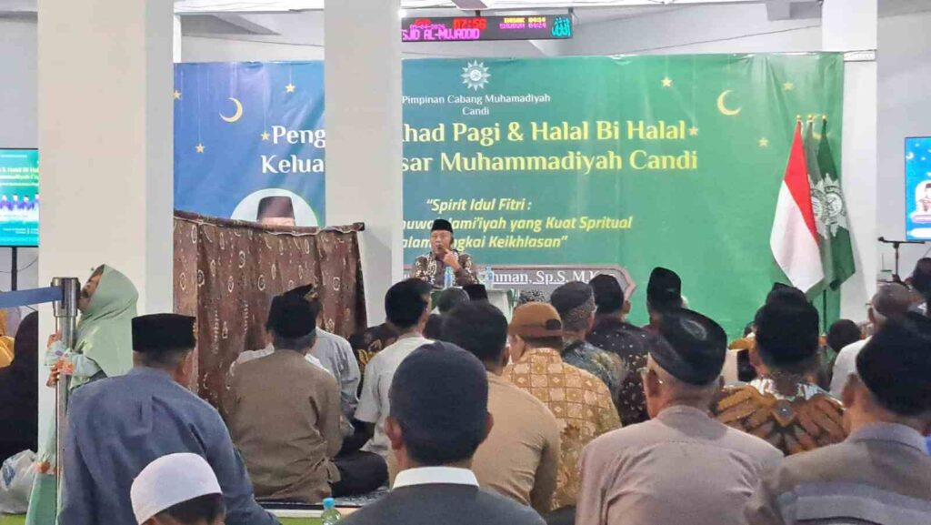 Gelar Halalbihalal, PCM Candi Sidoarjo Gaungkan Spirit Ikhlas