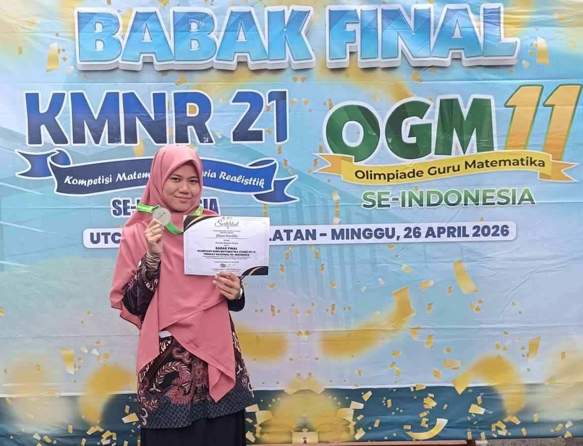 "Hadiah Pernikahan", Guru SD Musix Raih Medali Perak Olimpiade Guru Matematika Nasional