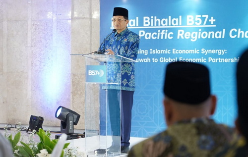 Menteri Agama dalam Kegiatan Forum Diskusi & Halal Bihalal B57+ Asia Pasific di Masjid Istiqlal, Jakarta. (ist)