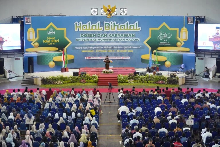 Halalbihalal UMM: Pentingnya Mempertahankan Kualitas Ibadah Naik ke Dimensi Spiritual