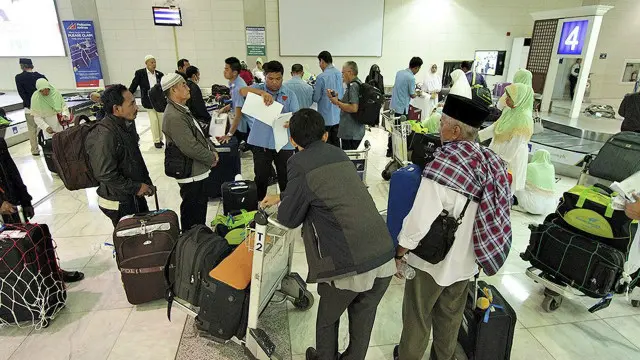 Salah satu kasus haji ilegal dari Indonesia yang ditangkap saat transit di Filiphina beberapa tahun lalu. (dok)
