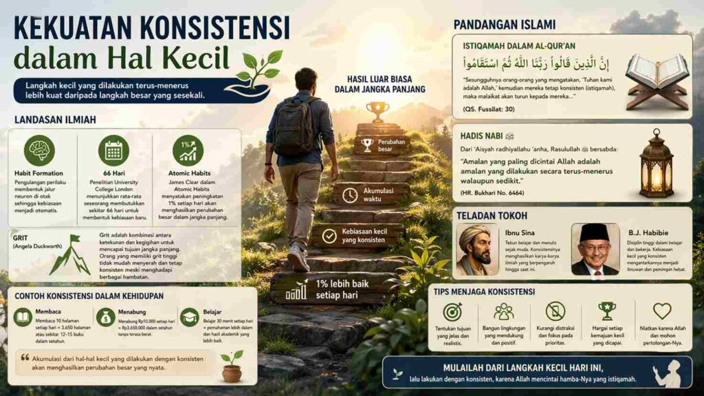 Kekuatan Konsistensi dalam Hal Kecil