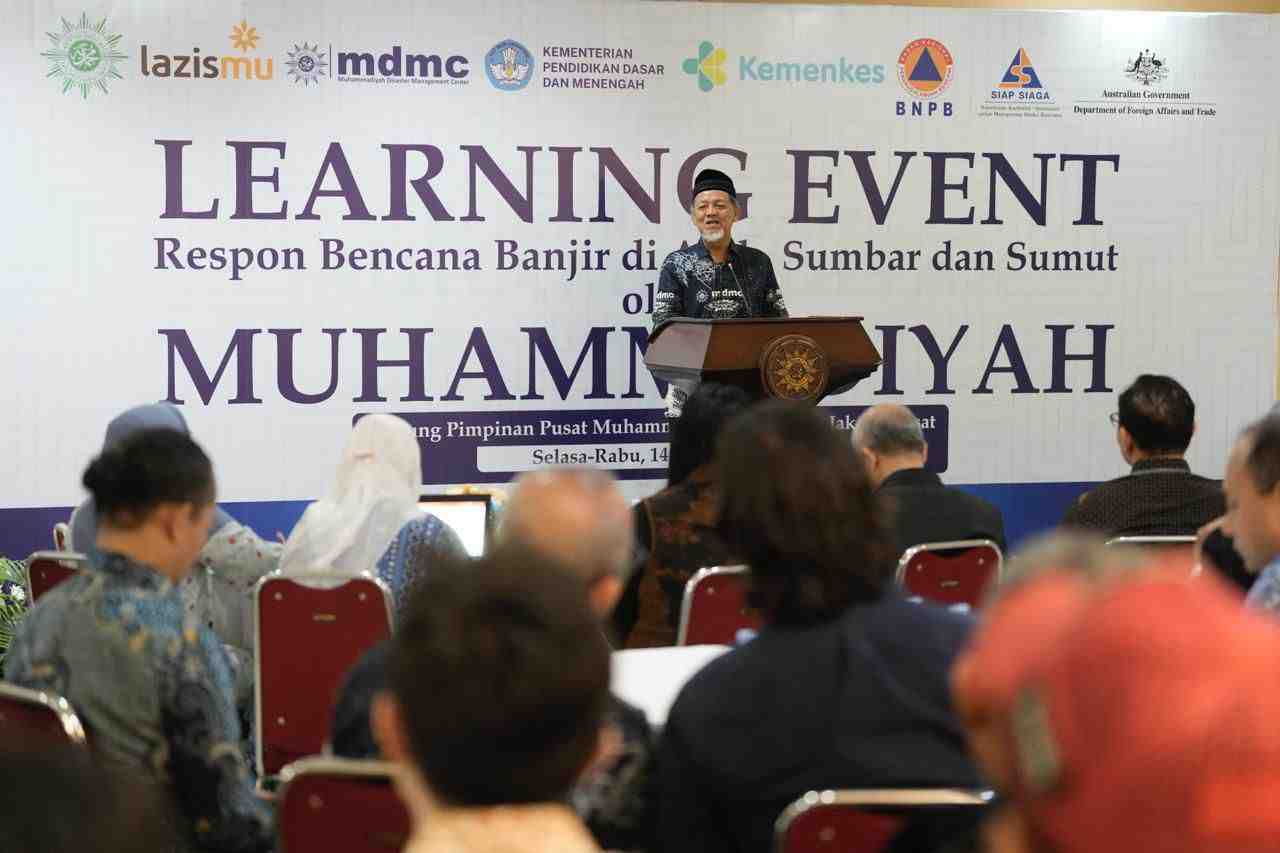 Muhammadiyah Jadikan Banjir Sumatra Pembelajaran Penting dalam Penguatan Sistem Respons Kebencanaan