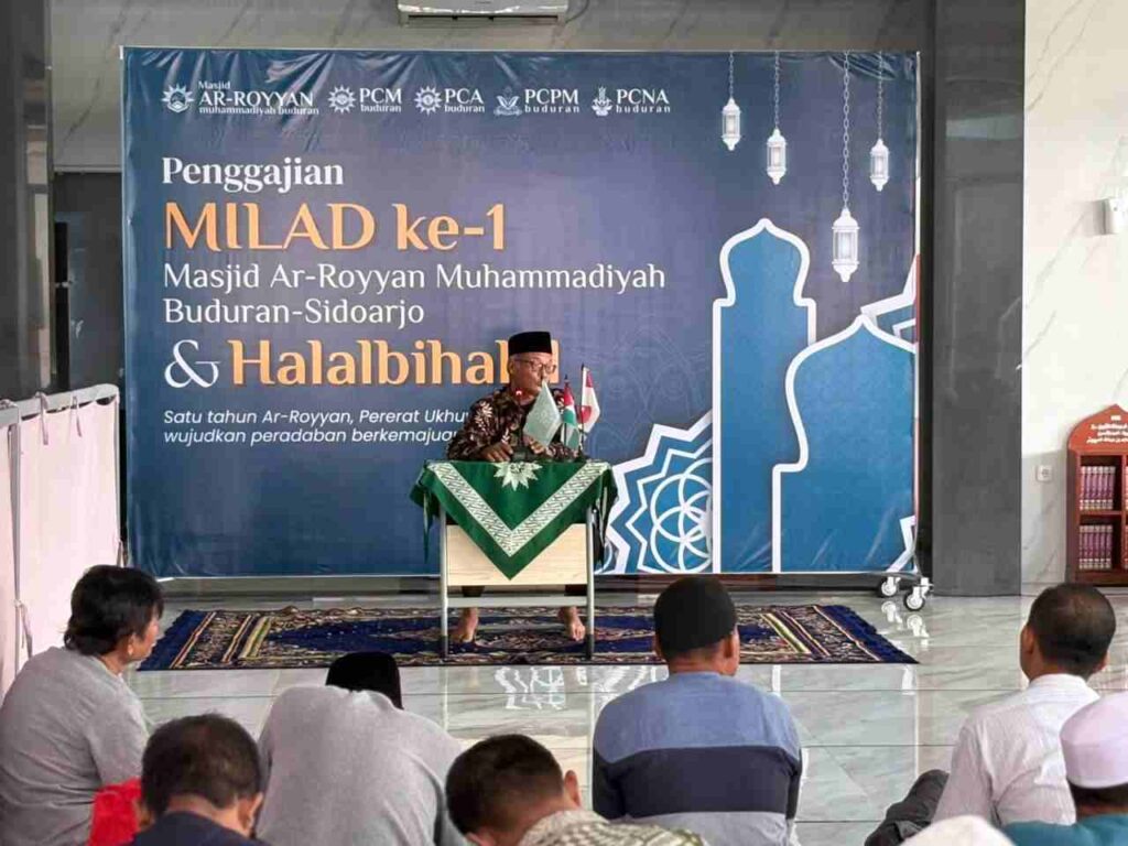 Pengajian Milad 1 Masjid Ar Royyan Buduran: Jangan Abaikan Nikmat Persaudaraan